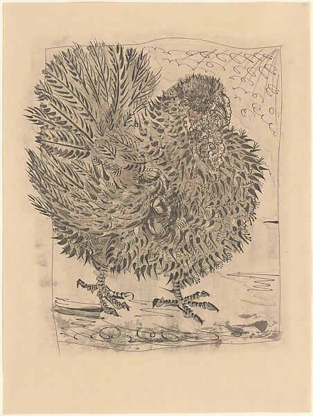 Turkey, from ¦Picasso: Original Etchings for the Texts of Buffon¦, Pablo Picasso (Spanish, Malaga 1881–1973 Mougins, France), Lift ground aquatint 