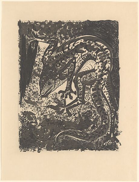 Pablo Picasso | Lizard, from Picasso: Original Etchings for the Texts of  Buffon | The Metropolitan Museum of Art