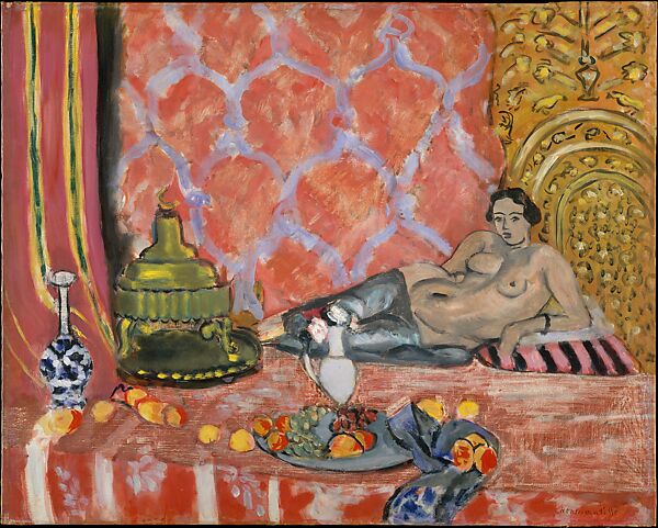 Odalisque with Gray Trousers, Henri Matisse (French, Le Cateau-Cambrésis 1869–1954 Nice), Oil on canvas 