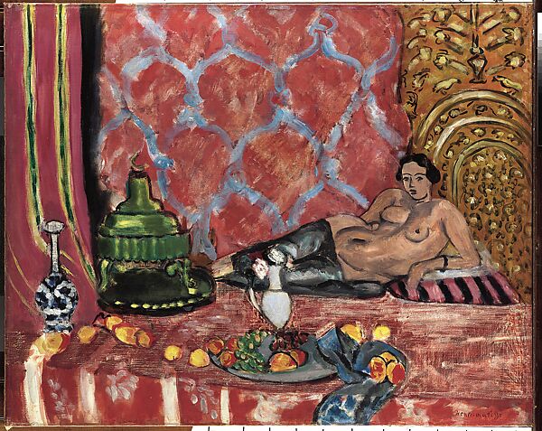 Odalisque with Gray Trousers, Henri Matisse (French, Le Cateau-Cambrésis 1869–1954 Nice), Oil on canvas