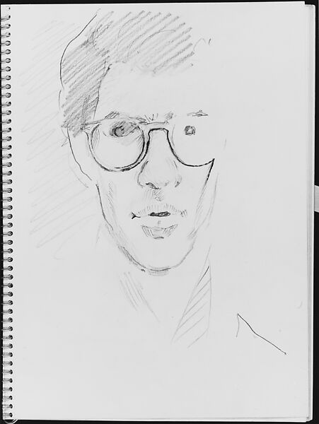 Sketchbook, Joe Brainard (American, Salem, Arkansas 1942–1994 New York), Sketchbook of drawings and poems in pen and black ink, graphite, and marker on paper