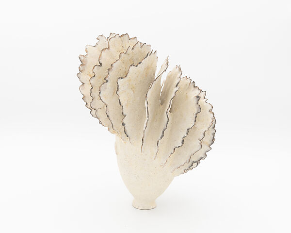 Tilted Flange Cup, Ursula Morley-Price (British, born London, 1936), Stoneware