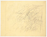 Untitled, Cy Twombly  American, Graphite on paper