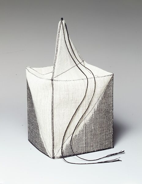 Ikat Shadow Box, Kay Sekimachi (American, born San Francisco, 1926), Natural and dyed linen 