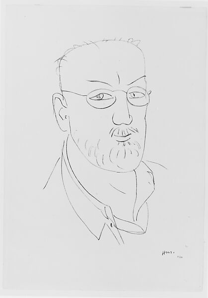 Self-Portrait, Henri Matisse (French, Le Cateau-Cambrésis 1869–1954 Nice), Lithograph 