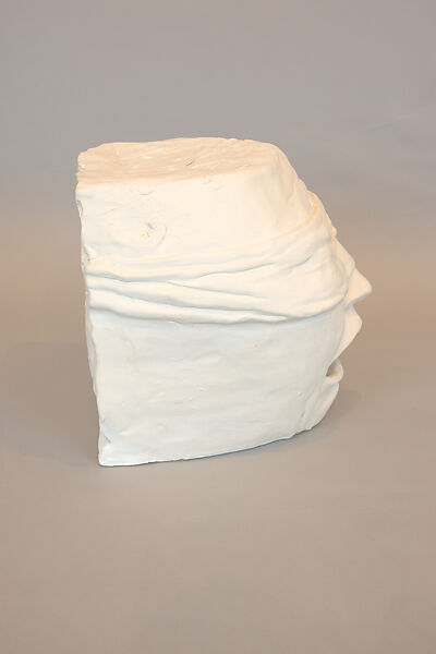 The Blindfold was her Lover, Nancy Fried (American, born 1945), Fired terracotta