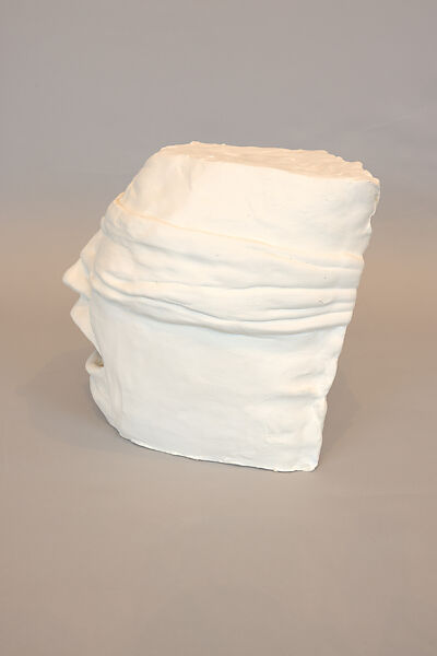 The Blindfold was her Lover, Nancy Fried (American, born 1945), Fired terracotta