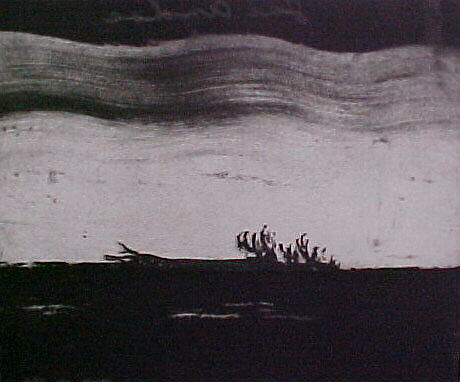 Portfolio of 6 Aquatints: Falling Tree