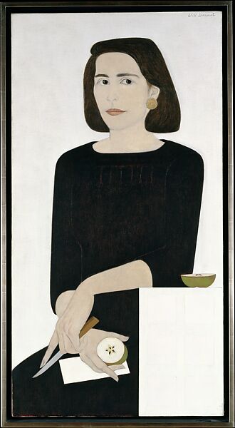 Ruth Bowman, Will Barnet (American, Beverly, Massachusetts 1911–2012 New York), Oil and graphite on canvas 