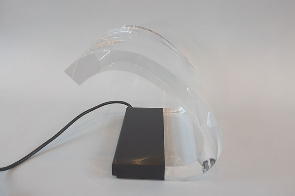 "Acrilica" Table Lamp, Joe Colombo (Italian, Milan 1930–1971 Milan), Poly(methyl methacrylate) (PMMA) plastic, painted metal