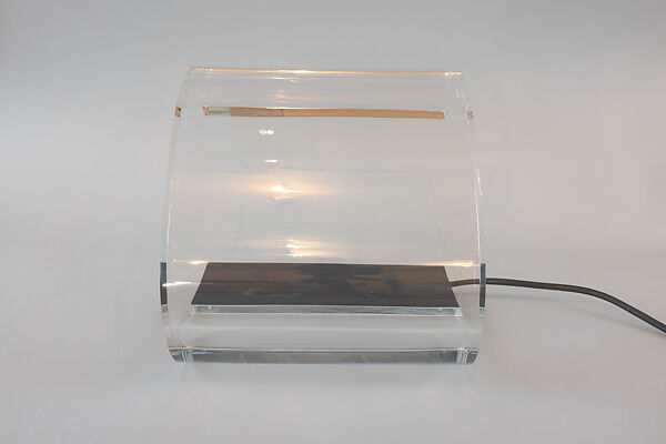 "Acrilica" Table Lamp, Joe Colombo (Italian, Milan 1930–1971 Milan), Perspex, painted metal 