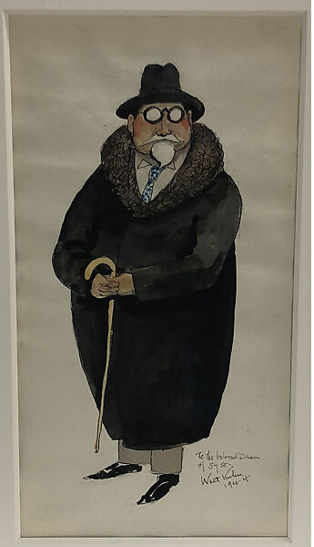 Dikran G. Kelekian, Walt Kuhn (American, New York 1877–1949 White Plains, New York), Watercolor, gouache, ink, and graphite on paper 