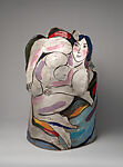 Blue Mountain Horses, Rudy Autio (American, Butte, Montana 1926–2007 Missoula, Montana), Stoneware with colored glazes