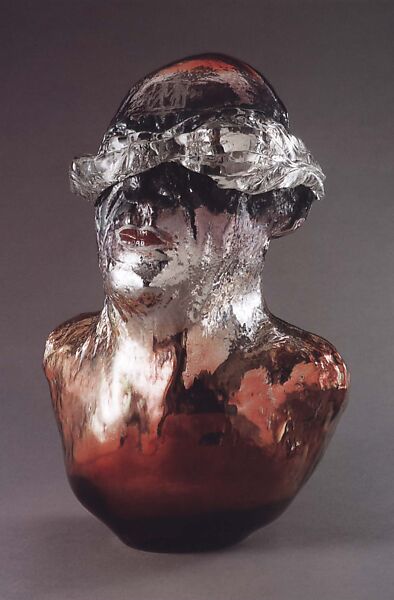Hommage à Picasso:  Blind and Lost, Erwin Eisch (German, born 1927), Glass 