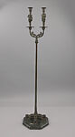 Candelabrum, Paul Manship (American, St. Paul, Minnesota 1885–1966 New York), Bronze, marble