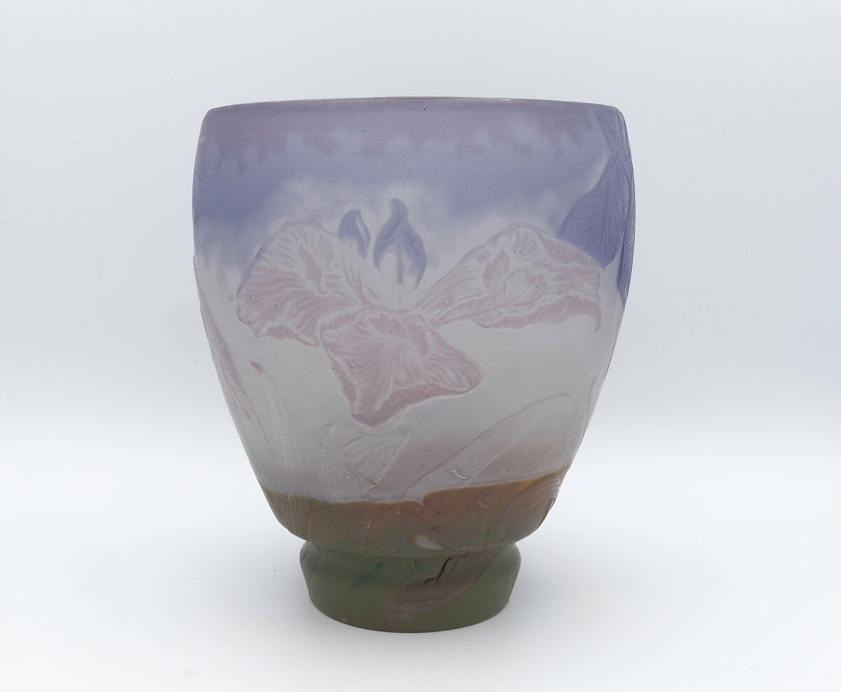 Vase, Emile Gallé (French, Nancy 1846–1904 Nancy), Glass, French