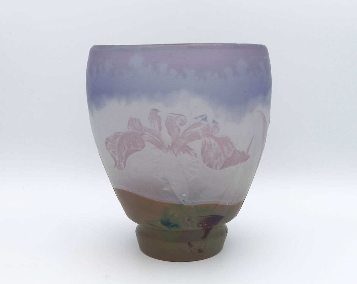 Vase, Emile Gallé (French, Nancy 1846–1904 Nancy), Glass, French