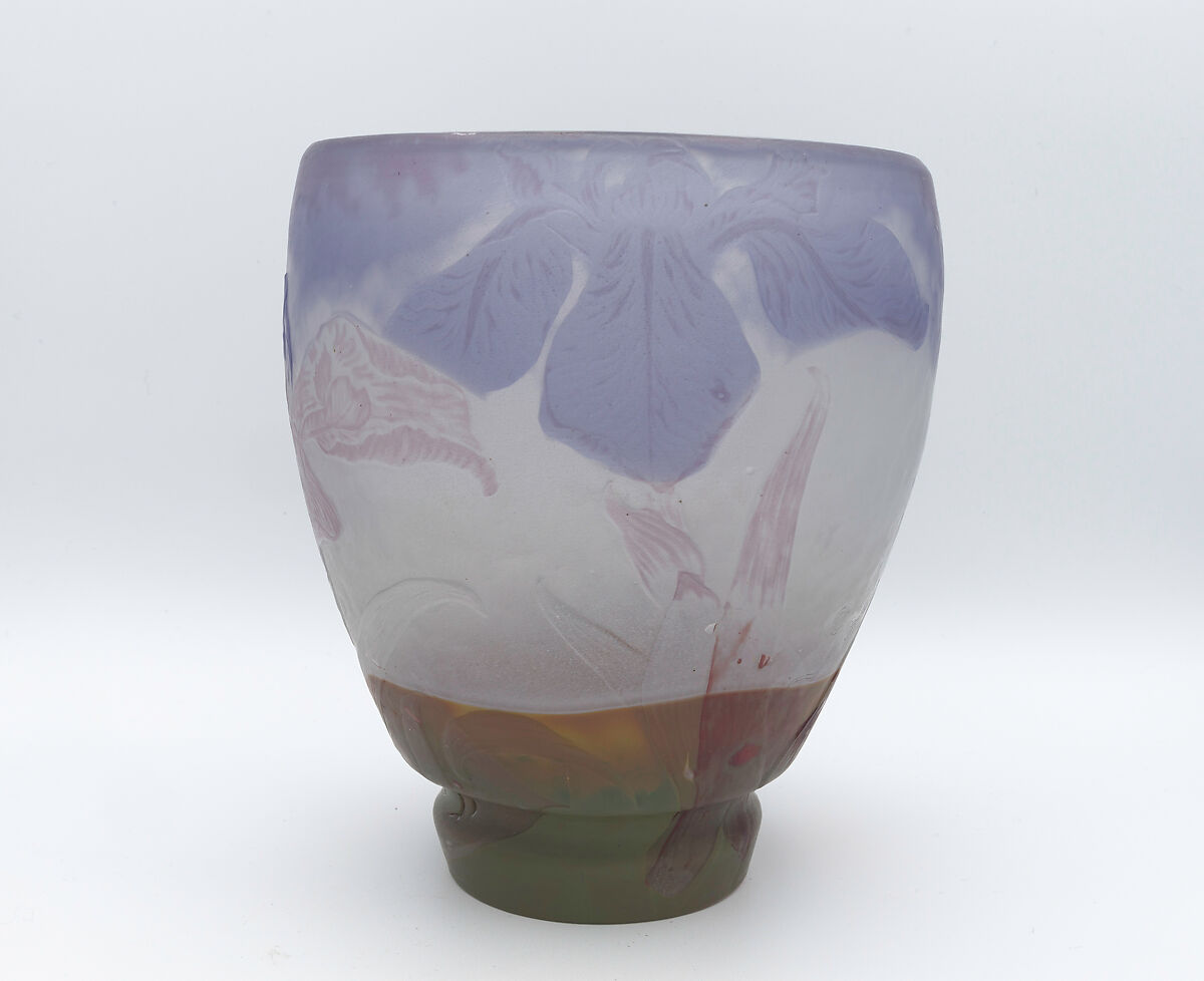 Vase, Emile Gallé (French, Nancy 1846–1904 Nancy), Glass, French 