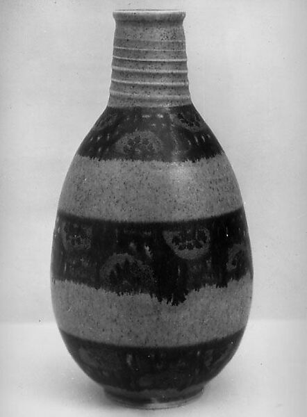 Vase, Emile Lenoble (French, Paris 1875–1939 Choisy le Roi), Stoneware, French (Choisy-le-Roi) 