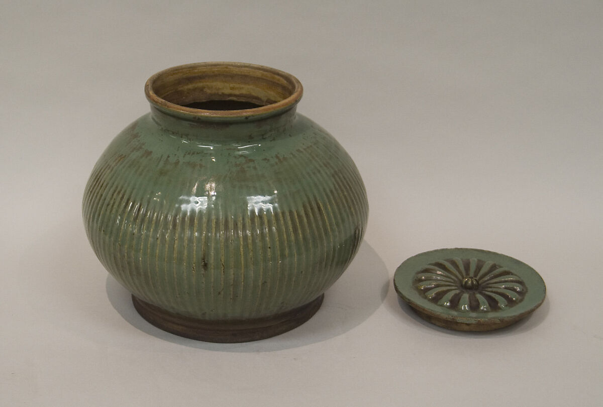 Jar with Cover, Pottery, China