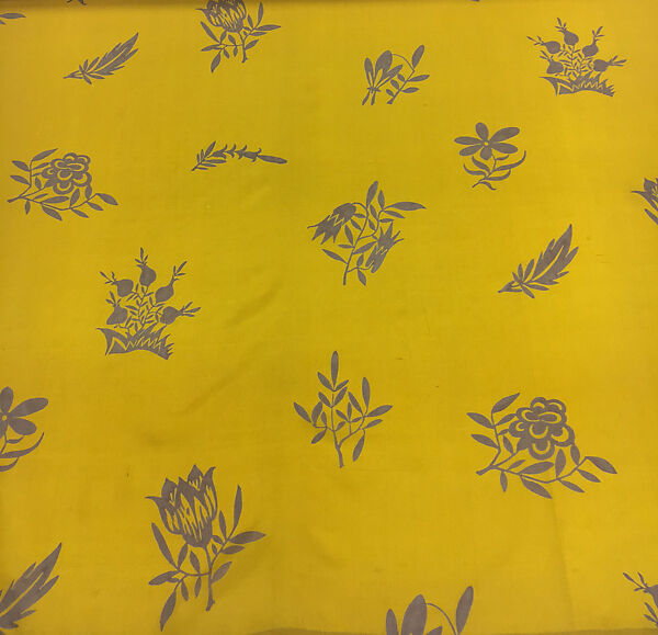 Textile sample, Unknown Designer, Silk 