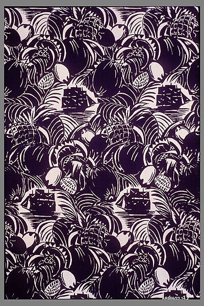 Fruits of Africa, Raoul Dufy (French, Le Havre 1877–1953 Forcalquier), Printed linen 