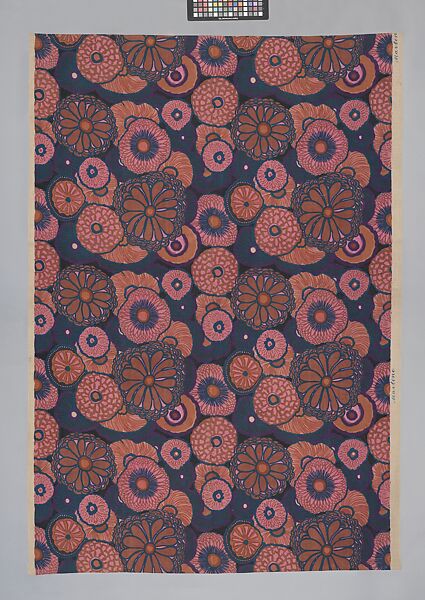 Textile, Paul Poiret (French, Paris 1879–1944 Paris), Printed linen 
