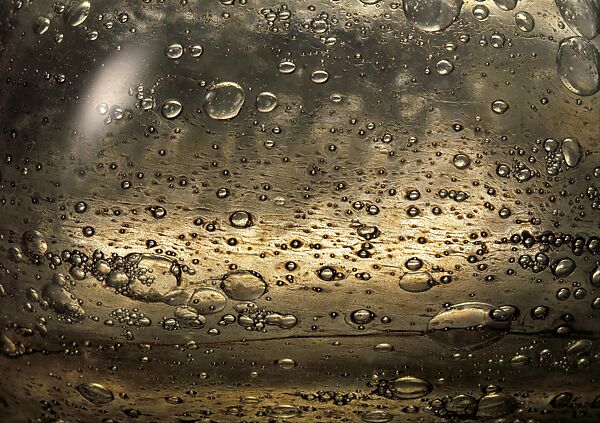 Bottle with Stopper, Maurice Marinot (French, Troyes 1882–1960 Troyes), Glass, French