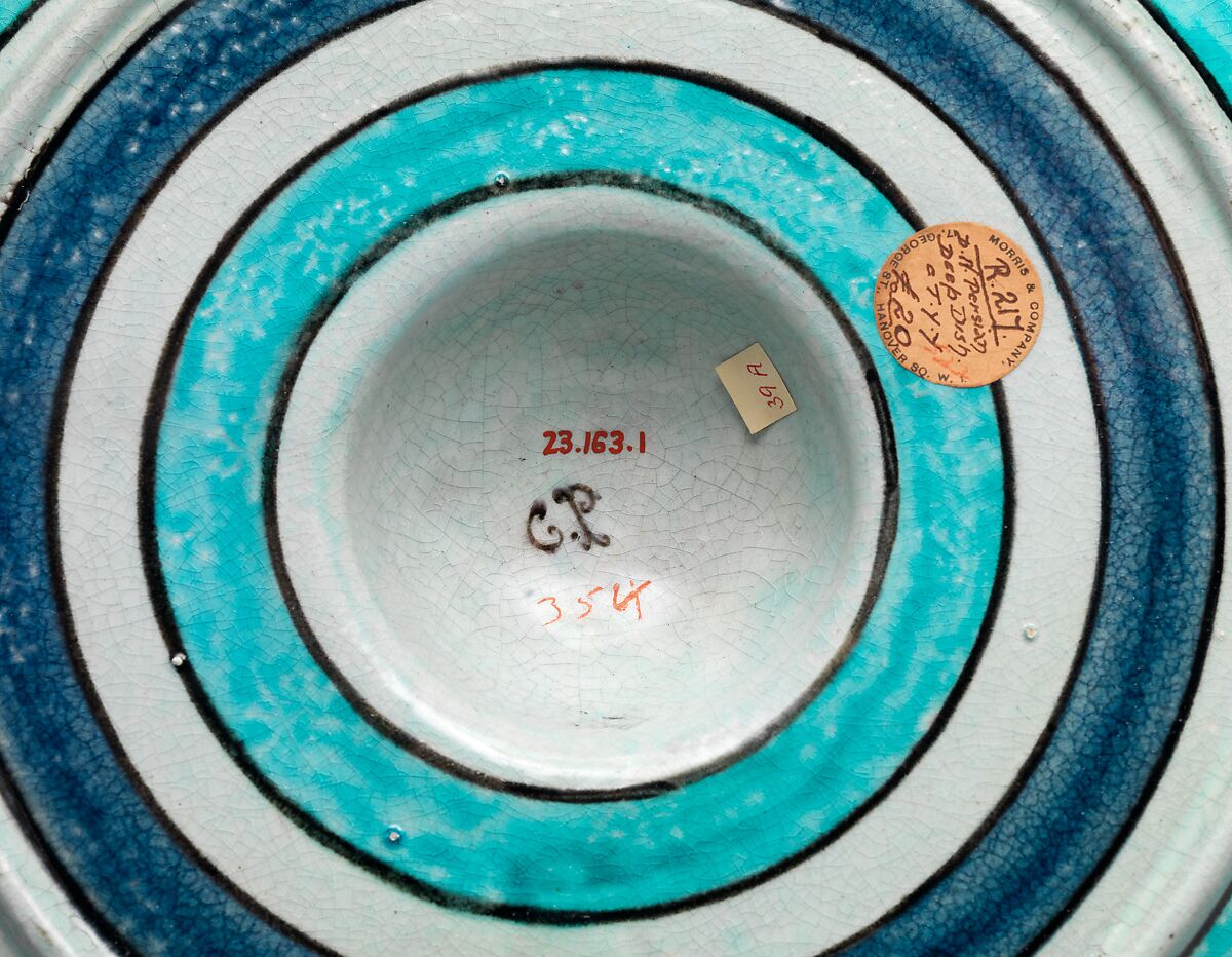 Plate, William De Morgan (British, London 1839–1917 London), Ceramic, British (London)