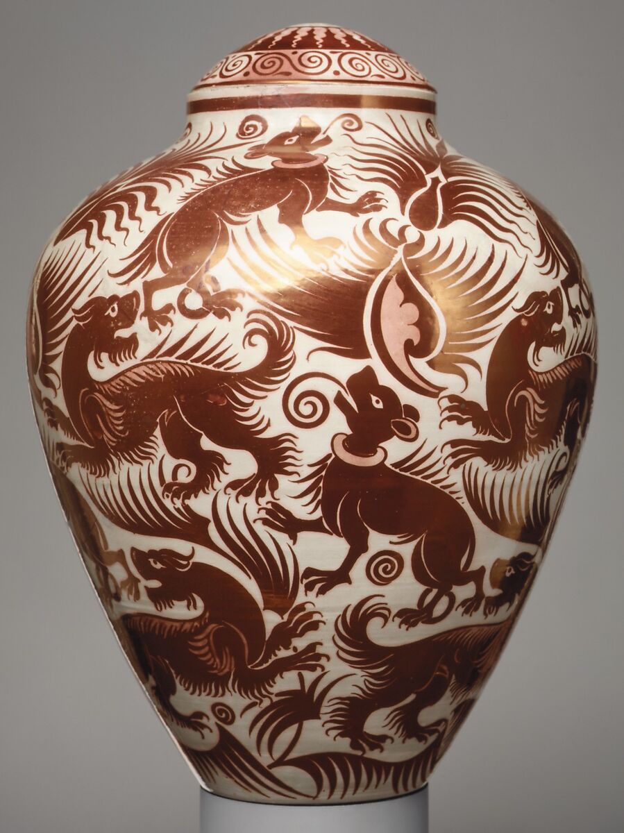 William De Morgan | Vase with cover | The Metropolitan Museum of Art