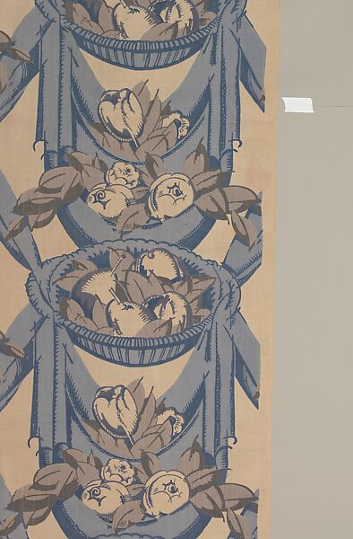 "Draperies" Textile, André Mare (French, Argentan 1887–1932 Paris), Cotton