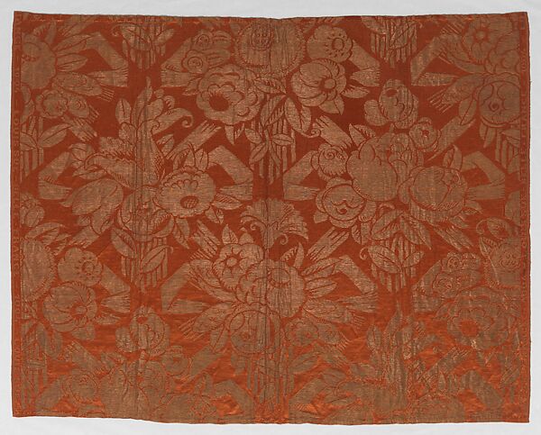 "Bouquets" Textile, Louis Süe (French, Bordeaux 1875–1968 Paris), Silk 