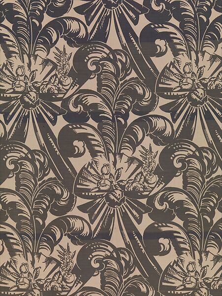 "Paris" Textile, Louis Süe (French, Bordeaux 1875–1968 Paris), Silk