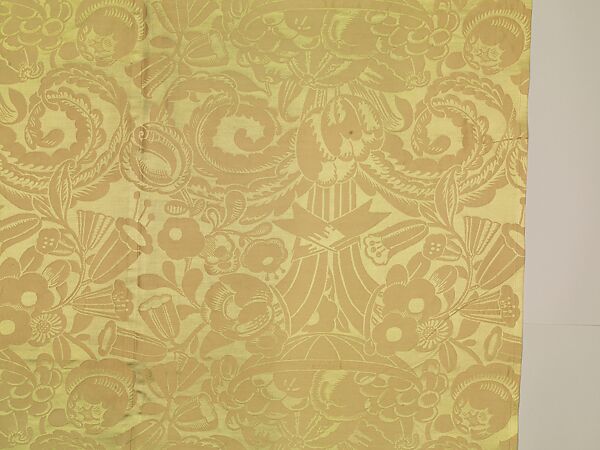 "Abundance" Textile, André Mare (French, Argentan 1887–1932 Paris), Silk