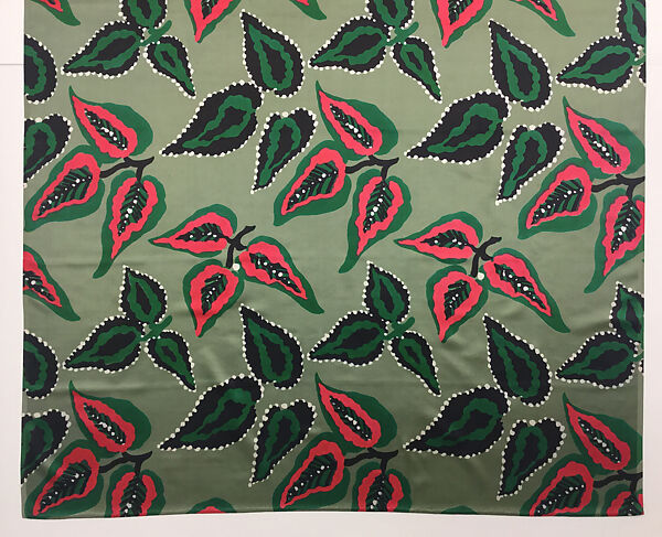 Textile sample, La Maison Martine, Silk satin