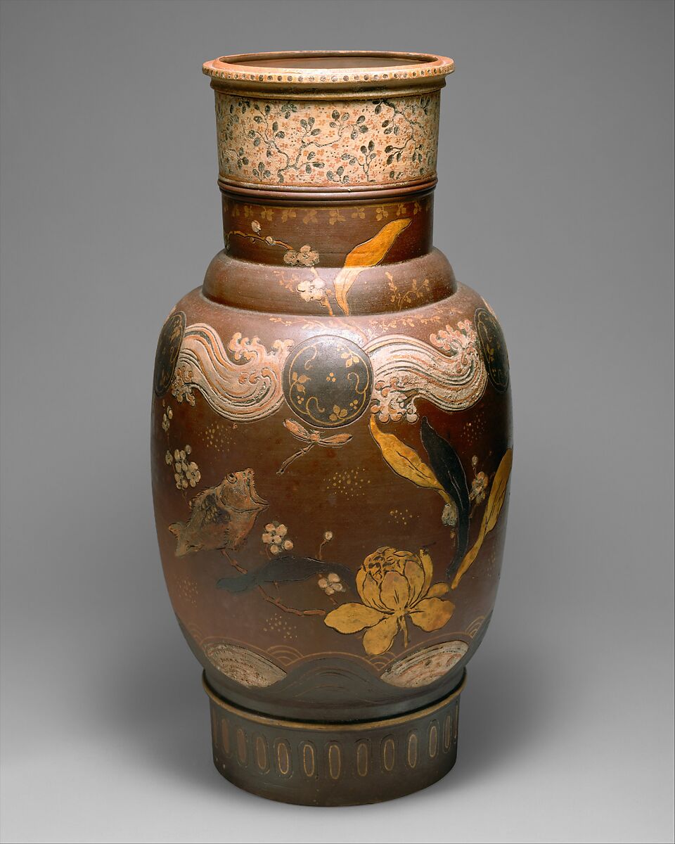 Vase, Ernest Chaplet (French, Sèvres 1835–1909 Choisy-le-Roi), Stoneware, French (Paris) 