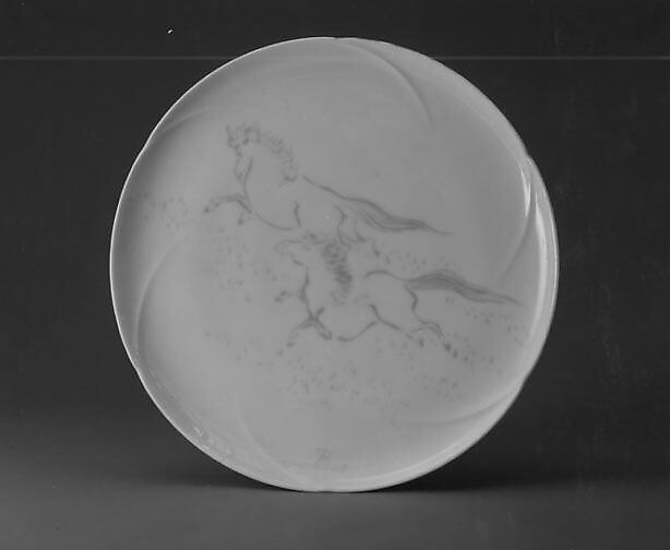 Plate, Félix Bracquemond (French, Paris 1833–1914 Sèvres), Porcelain, French (Limoges) 