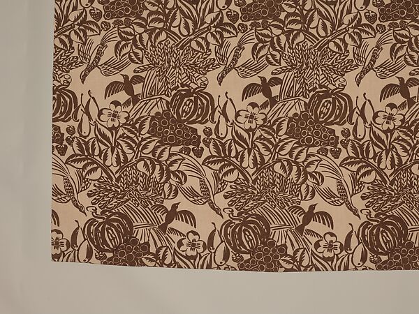 The Fruits of Europe, Raoul Dufy (French, Le Havre 1877–1953 Forcalquier), Printed linen