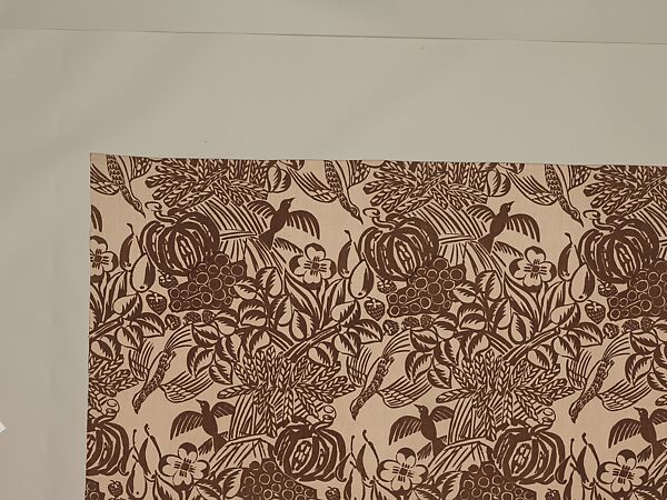 The Fruits of Europe, Raoul Dufy (French, Le Havre 1877–1953 Forcalquier), Printed linen