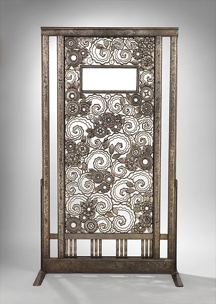 "Perse" ("Persia") Door, Edgar Brandt (French, Paris 1880–1960), Iron, French 