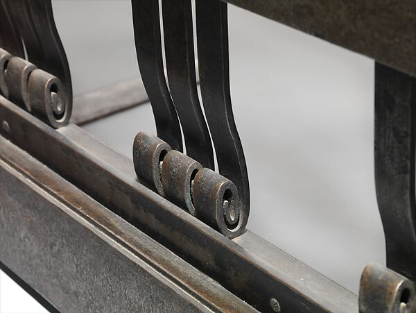 “Perse” Grille, Edgar Brandt (French, Paris 1880–1960), Iron, French