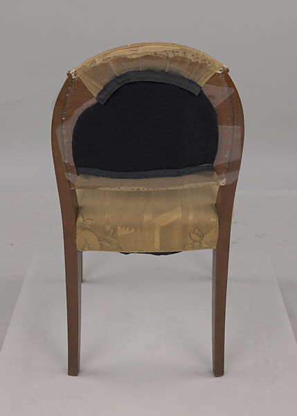 Side chair, Dominique (French), Palissander wood and silk, French