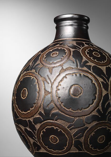 Vase, Emile Lenoble (French, Paris 1875–1939 Choisy le Roi), Glazed stoneware, French