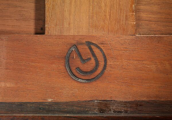 Cabinet, Léon Jallot (French, 1874–1967), Mahogany, palisander, marble