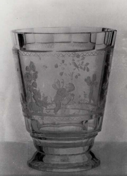 Tumbler, Michael Powolny (Austrian, Judenburg 1871–1954 Vienna), Glass, Austrian (Vienna) 