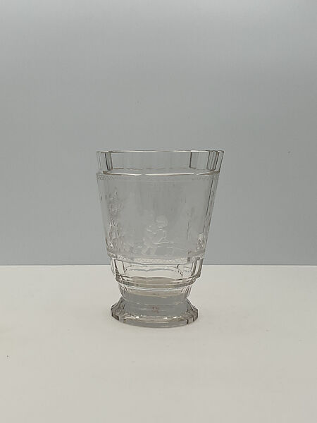 Tumbler, Michael Powolny (Austrian, Judenburg 1871–1954 Vienna), Glass, Austrian (Vienna)