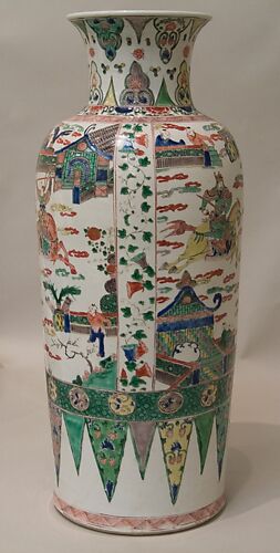 Vase with narrative scene