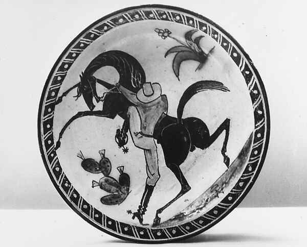 Plate, Wilhelm Hunt Diederich (American (born Hungary), Szent-Grot 1884–1953 Tappan, New York), Glazed earthenware 