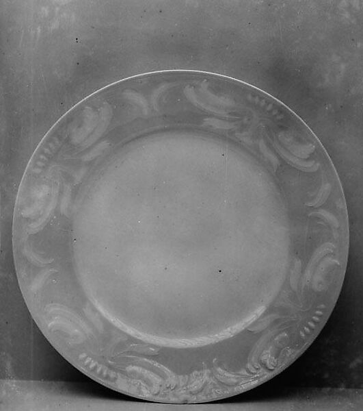 Plate, Georges de Feure (French, Paris 1868–1943 Paris), Porcelain 
