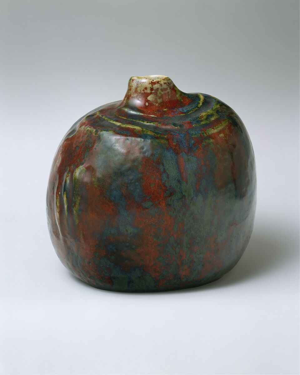 Vase, Pierre-Adrien Dalpayrat (French, Limoges 1844–1910 Limoges), Stoneware 